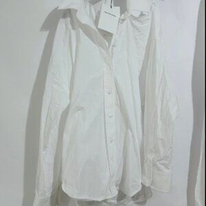 New with Tag T BY ALEXANDER WANG WOMEN SHIRT WITH OPEN BACK NECKLINE